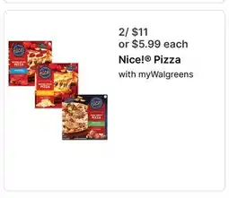 Walgreens Nice! Pizza offer