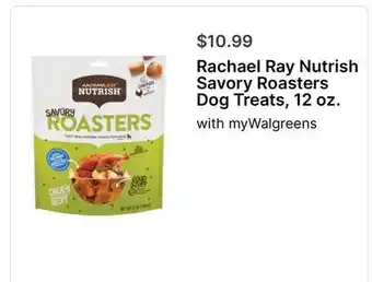 Walgreens Rachael Ray Nutrish Savory Roasters Dog Treats, 12 oz offer