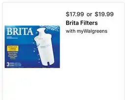 Walgreens Brita Filters offer