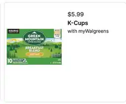 Walgreens K-Cups offer