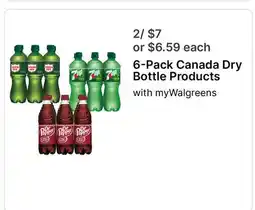 Walgreens 6-Pack Canada Dry Bottle Products offer