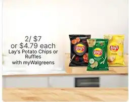 Walgreens Lay's Potato Chips or Ruffles offer