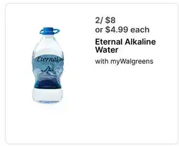 Walgreens Eternal Alkaline Water offer