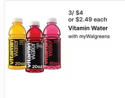 Walgreens Vitamin Water offer