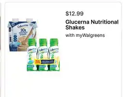 Walgreens Glucerna Nutritional Shakes offer