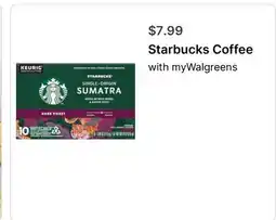 Walgreens Starbucks Coffee offer