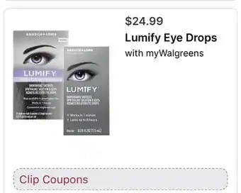 Walgreens Lumify Eye Drops offer