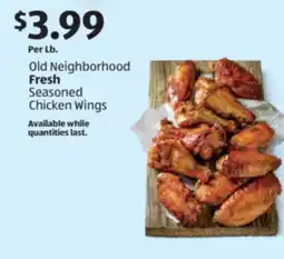 Aldi Old Neighborhood Fresh Seasoned Chicken Wings offer
