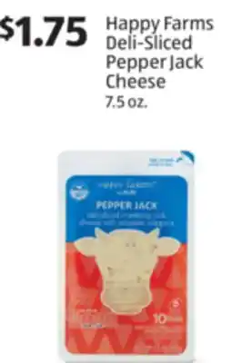 Aldi Happy Farms Deli-Sliced Pepper Jack Cheese offer