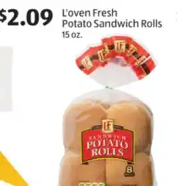 Aldi L'oven Fresh Potato Sandwich Rolls offer