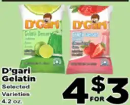 Superior Grocers D'gari Gelatin offer