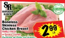 Superior Grocers Skinless Chicken Breast offer