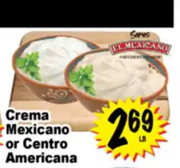 Superior Grocers Crema Mexicano Centro Americana offer