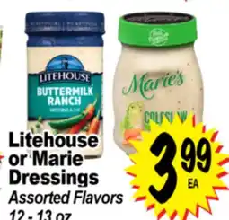 Superior Grocers Litehouse or Marie Dressings offer