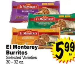 Superior Grocers El Monterey Burritos offer