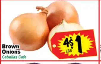 Superior Grocers Brown Onions offer
