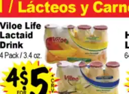 Superior Grocers Viloe Life Lactaid Drink offer