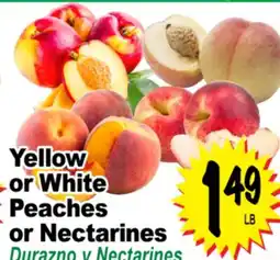Superior Grocers Yellow or White Peaches or Nectarines offer