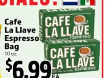 Superior Grocers Cafe La Llave Espresso Bag offer