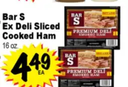 Superior Grocers Bar S Ex Deli Sliced Cooked Ham offer