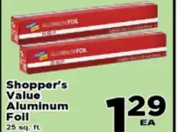 Superior Grocers Shopper's Value Aluminum Foil offer