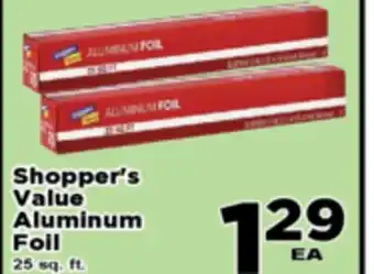 Superior Grocers Shopper's Value Aluminum Foil offer