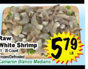Superior Grocers Raw White Shrimp offer