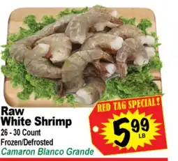 Superior Grocers Raw White Shrimp offer
