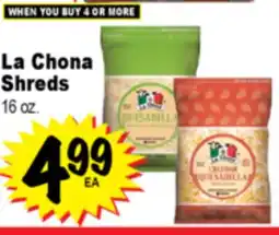 Superior Grocers La Chona Shreds offer