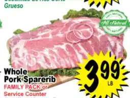Superior Grocers Whole Pork Sparerib offer