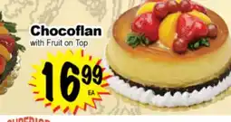 Superior Grocers Chocoflan with Fruit on Top offer