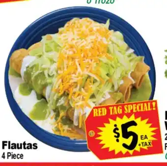 Superior Grocers Flautas offer