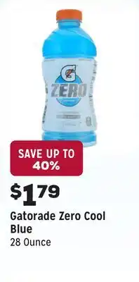 Grocery Outlet Zero Cool Blue offer