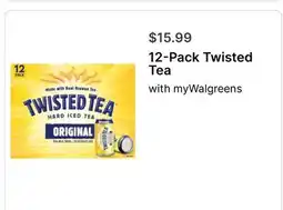 Walgreens 12-Pack Twisted Tea offer