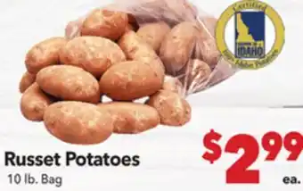 Vallarta Supermarkets Russet Potatoes offer