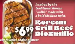 Vallarta Supermarkets Korean Grill Beef DieZmillo offer