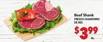 Vallarta Supermarkets Beef Shank / FRESCO CHAMORRO DE RES offer