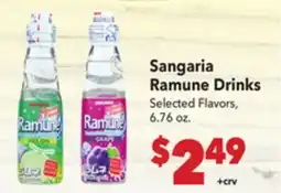 Vallarta Supermarkets Sangaria Ramune Drinks offer