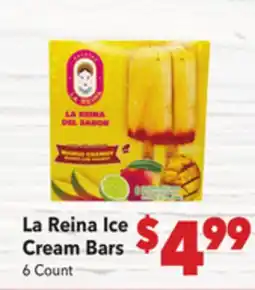 Vallarta Supermarkets La Reina Ice Cream Bars offer