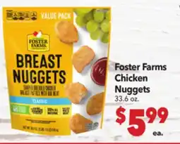 Vallarta Supermarkets Foster Farms Chicken Nuggets offer