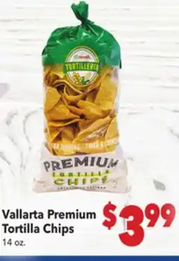Vallarta Supermarkets Vallarta Premium Tortilla Chips offer