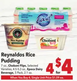 Vallarta Supermarkets Reynaldos Rice Pudding offer