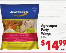 Vallarta Supermarkets Agrosuper Party Wings offer