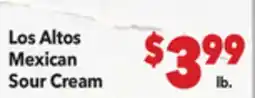 Vallarta Supermarkets Los Altos Mexican Sour Cream offer