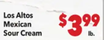 Vallarta Supermarkets Los Altos Mexican Sour Cream offer