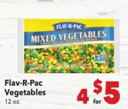 Vallarta Supermarkets Flav-R-Pac Vegetables offer