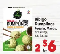 Vallarta Supermarkets Bibigo Dumplings offer