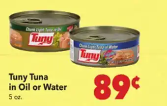 Vallarta Supermarkets Tuny Tuna in Oil or Water offer