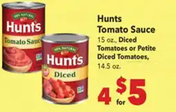 Vallarta Supermarkets Hunts Tomato Sauce offer