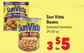 Vallarta Supermarkets Sun Vista Beans offer
